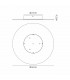 Jewel Wall Lamp 30W LED 3000K 1600lm White 3yrs Warranty-6