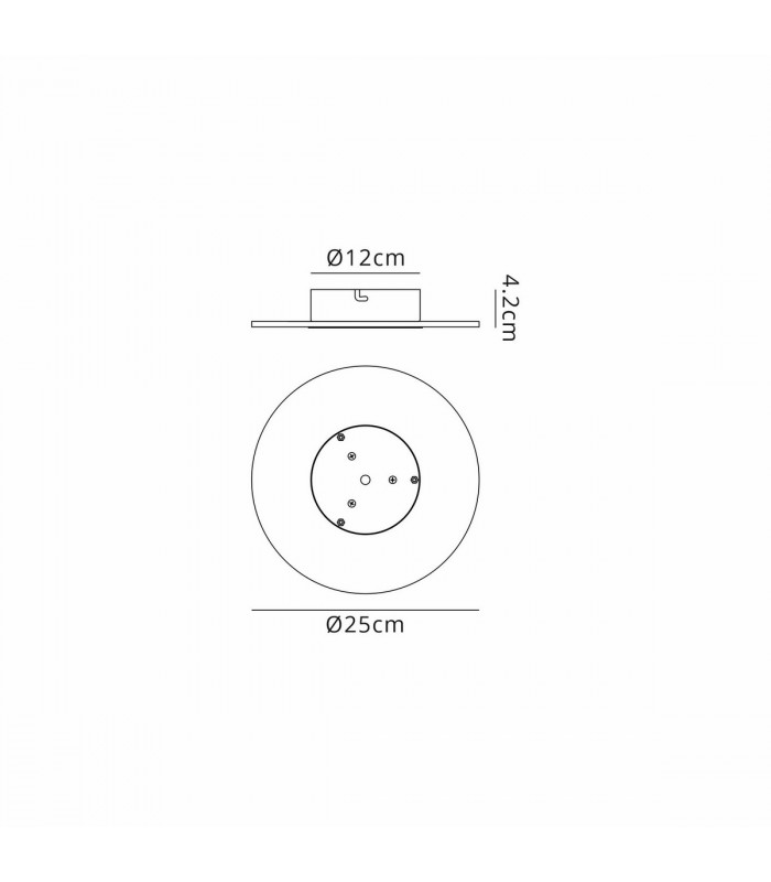 Jewel Wall Lamp 12W LED 3000K 750lm Gold Painted 3yrs Warranty-5