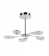 Juno Telescopic 5 Light 30W LED 3000K 2700lm Satin Aluminium/Frosted Acrylic/Polished Chrome 3yrs Warranty-3
