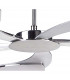 Juno Telescopic 5 Light 30W LED 3000K 2700lm Satin Aluminium/Frosted Acrylic/Polished Chrome 3yrs Warranty-6