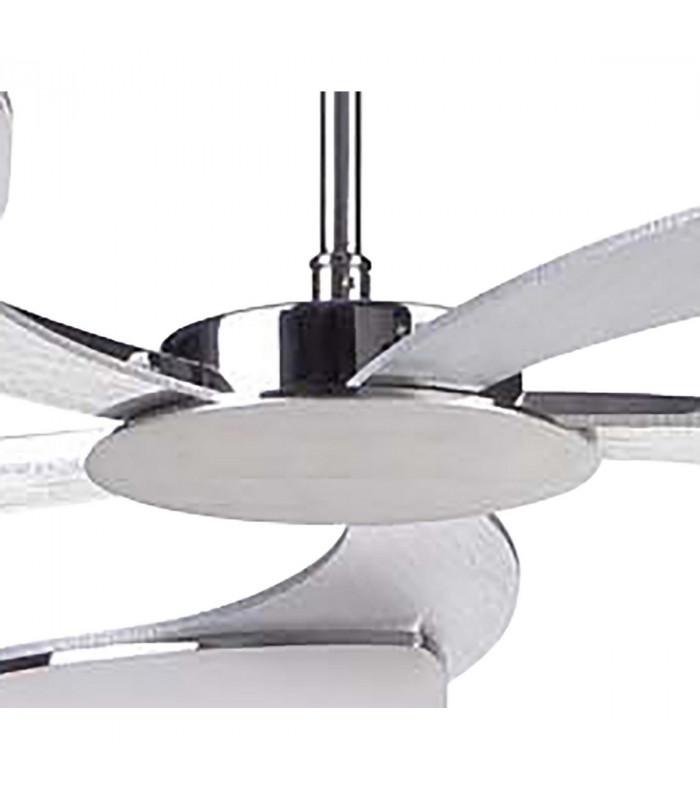Juno Telescopic 5 Light 30W LED 3000K 2700lm Satin Aluminium/Frosted Acrylic/Polished Chrome 3yrs Warranty-6