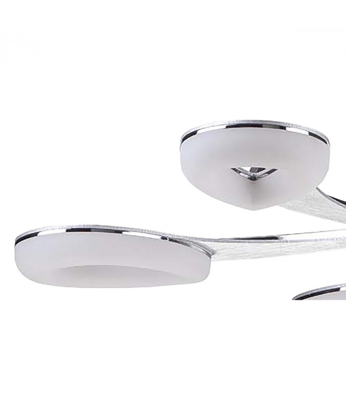 Juno Telescopic 5 Light 30W LED 3000K 2700lm Satin Aluminium/Frosted Acrylic/Polished Chrome 3yrs Warranty-7