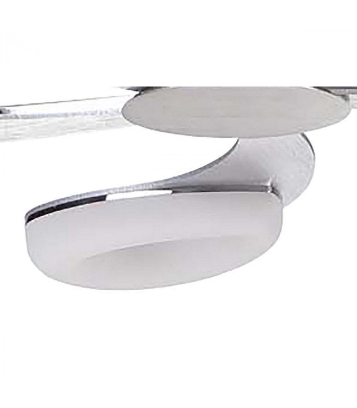 Juno Telescopic 5 Light 30W LED 3000K 2700lm Satin Aluminium/Frosted Acrylic/Polished Chrome 3yrs Warranty-9