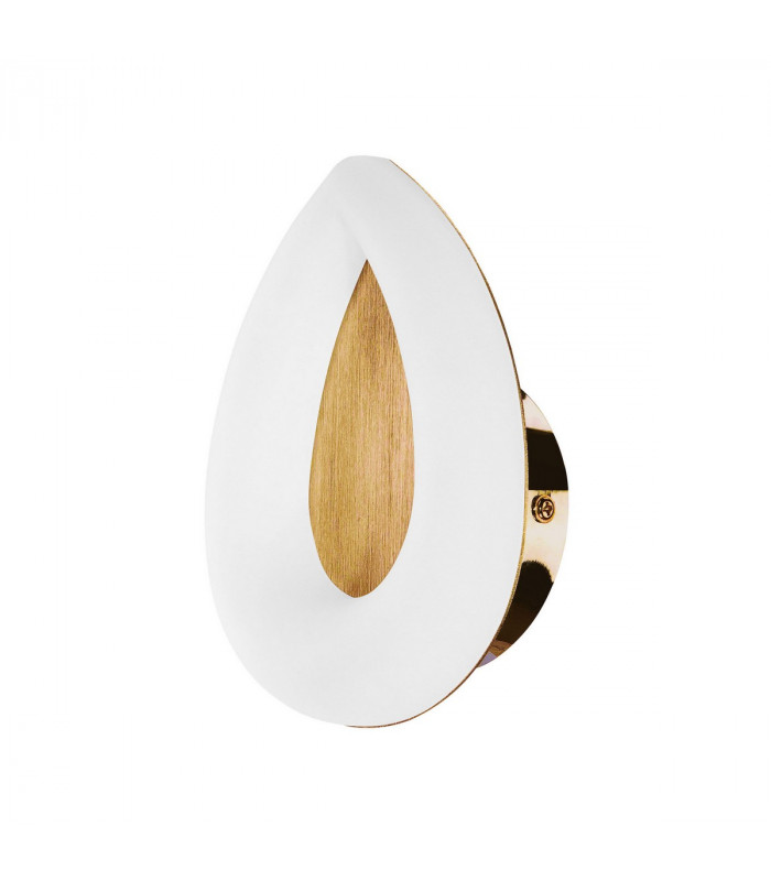 Juno Wall Lamp 5W LED 3000K 450lm Satin Gold/Frosted Acrylic/Gold 3yrs Warranty-1