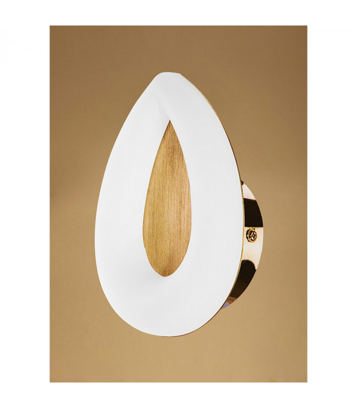 Juno Wall Lamp 5W LED 3000K 450lm Satin Gold/Frosted Acrylic/Gold 3yrs Warranty-2