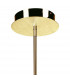 Juno Telescopic 5 Light 30W LED 3000K 2700lm Satin Gold/Frosted Acrylic/Gold 3yrs Warranty-4