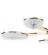 Juno Telescopic 5 Light 30W LED 3000K 2700lm Satin Gold/Frosted Acrylic/Gold 3yrs Warranty-7