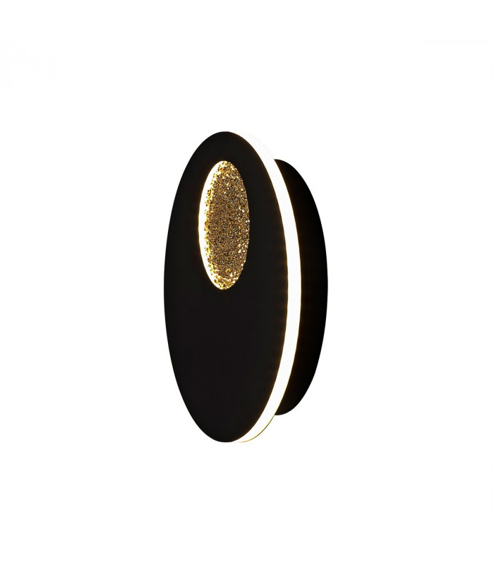 Jupiter Ceiling/Wall Light 18W LED 3000K 590lm Black/Gold 3yrs Warranty-3