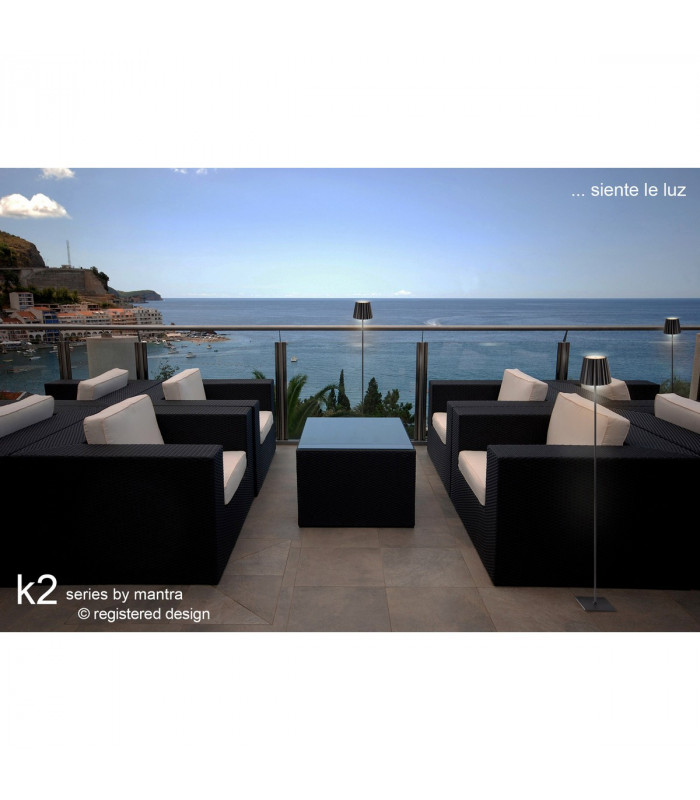 K2 Floor Lamp 2.2W LED 3000K 188lm IP54 USB Charging Cable Included White 3yrs Warranty-3