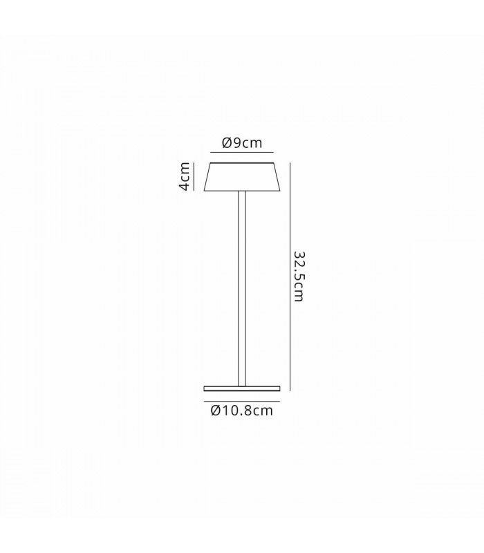 K4 Portable Lantern 2W LED 3000K 180lm IP54 USB Charging Cable Included Rust Brown 3yrs Warranty-5