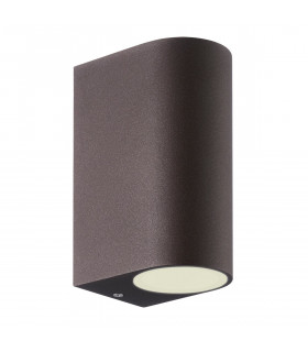 Kandanchu Round Wall Lamp 2 x GU10 IP54 Rust Brown 2yrs Warranty-1