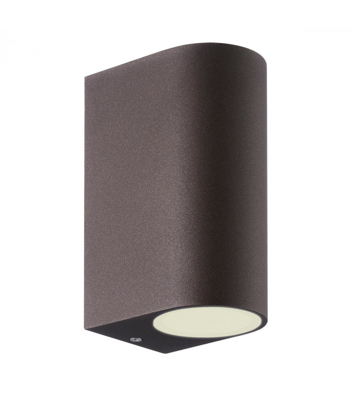 Kandanchu Round Wall Lamp 2 x GU10 IP54 Rust Brown 2yrs Warranty-1