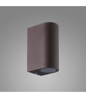 Kandanchu Round Wall Lamp 2 x GU10 IP54 Rust Brown 2yrs Warranty-2
