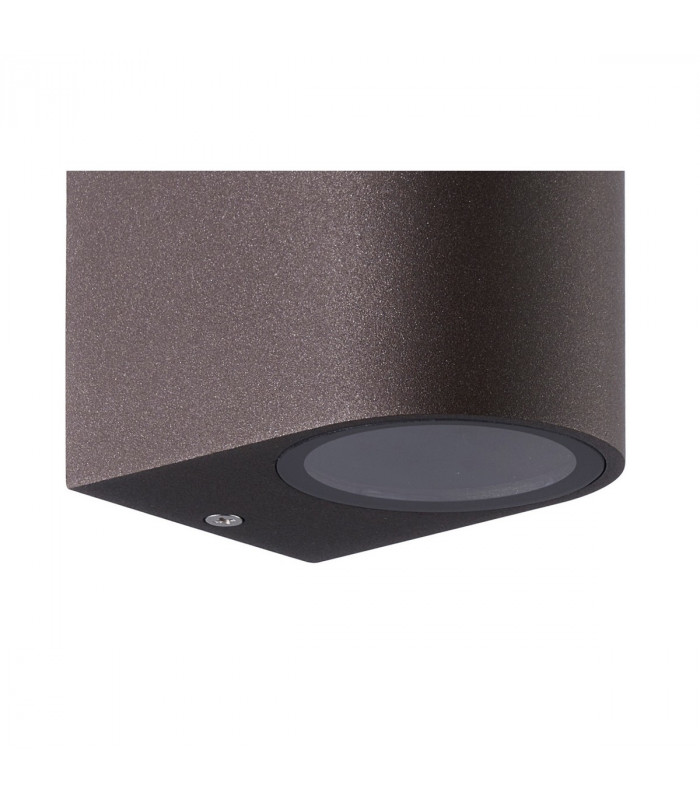 Kandanchu Round Wall Lamp 2 x GU10 IP54 Rust Brown 2yrs Warranty-7