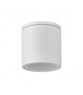 Kandanchu Short Round Ceiling Spotlight 1 x GU10 IP54 Sand White 2yrs Warranty-1