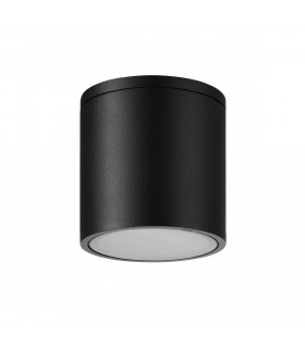Kandanchu Short Round Ceiling Spotlight 1 x GU10 IP54 Sand Black 2yrs Warranty-1