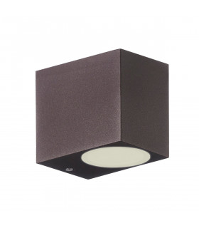 Kandanchu Square Wall Lamp 1 x GU10 IP54 Rust Brown 2yrs Warranty-1
