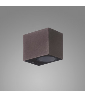 Kandanchu Square Wall Lamp 1 x GU10 IP54 Rust Brown 2yrs Warranty-2