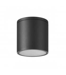 Kandanchu Short Round Ceiling Spotlight 1 x GU10 IP54 Anthracite 2yrs Warranty-1