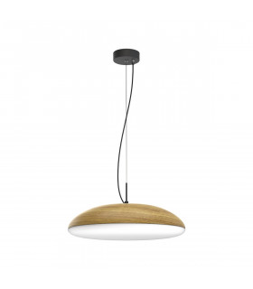 Kazz Pendant 50cm Round 6 x E27 (Max 20W LED) Wood-1