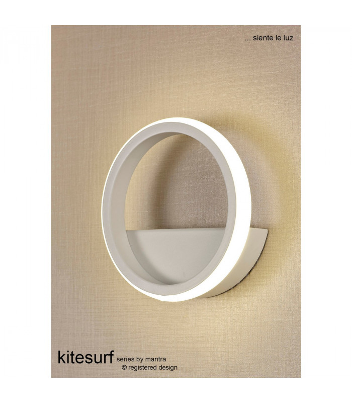 Kitesurf Wall Lamp 8W LED 3000K 640lm White 3yrs Warranty-3