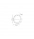 Kitesurf Wall Lamp 8W LED 3000K 640lm White 3yrs Warranty-10