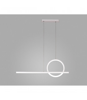 Kitesurf Loop Over Linear Pendant Dimmable 30W LED 3000K 2400lm White 3yrs Warranty-2