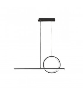 Kitesurf Loop Over Linear Pendant 30W LED 3000K 2400lm Black 3yrs Warranty-1