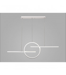Kitesurf Centre Loop Linear Pendant Dimmable, 50W LED, 3000K, 4000lm, White, 3yrs Warranty