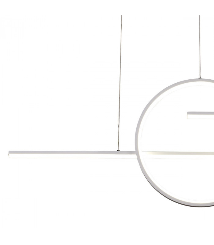 Kitesurf Centre Loop Linear Pendant Dimmable, 50W LED, 3000K, 4000lm, White, 3yrs Warranty