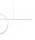 Kitesurf Centre Loop Linear Pendant Dimmable, 50W LED, 3000K, 4000lm, White, 3yrs Warranty