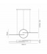 Kitesurf Centre Loop Linear Pendant Dimmable, 50W LED, 3000K, 4000lm, White, 3yrs Warranty