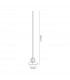 Kitesurf Floor Lamp 24W LED 3000K 900lm Black 3yrs Warranty-10