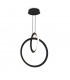 Kitesurf Double Loop Pendant 48W LED 3000K 3840lm Black 3yrs Warranty-1