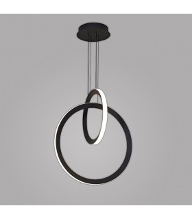 Kitesurf Double Loop Pendant 48W LED 3000K 3840lm Black 3yrs Warranty-2