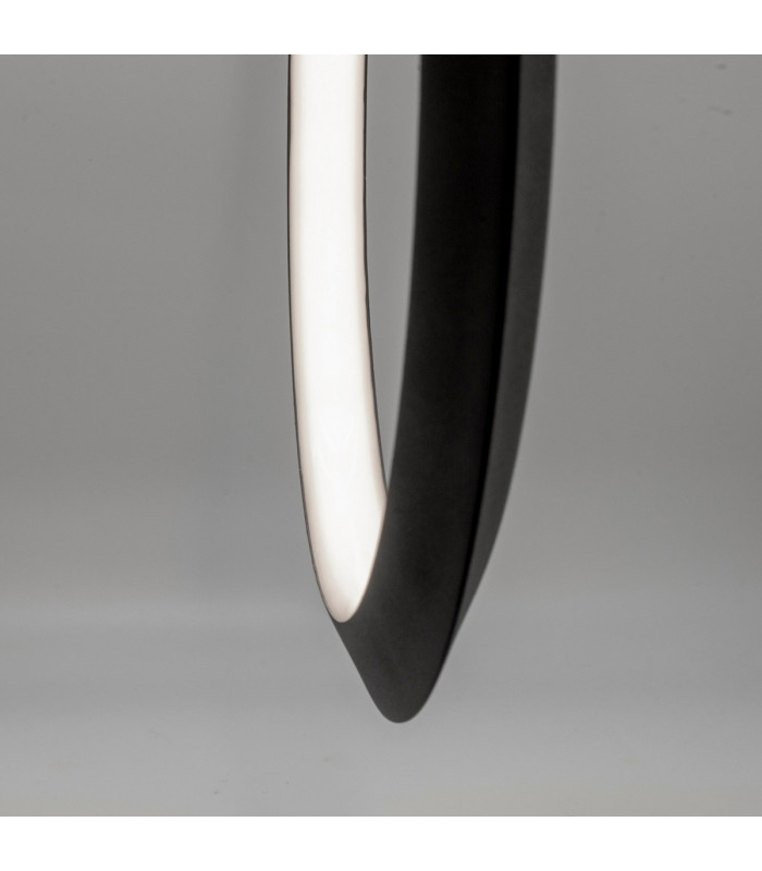 Kitesurf Double Loop Pendant 48W LED 3000K 3840lm Black 3yrs Warranty-4