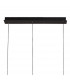 Kitesurf Centre Loop Linear Pendant Dimmable 50W LED 3000K 4000lm Black 3yrs Warranty-7