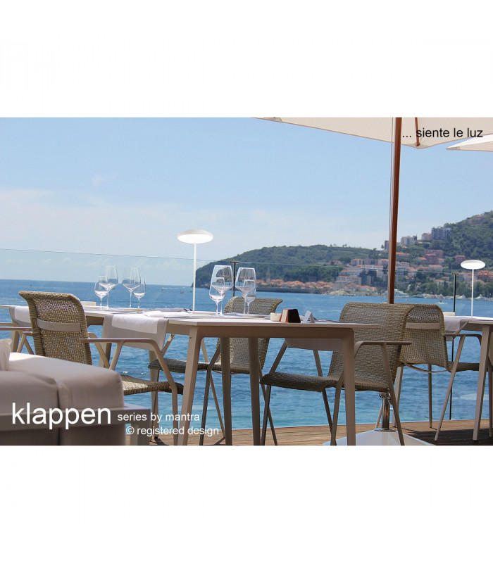 Klappen Table Lamp With USB Cable 2.2W LED 3000K 188lm IP54 White 3yrs Warranty-3