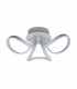 Knot Blanco Ceiling 48cm Round 3 Looped Arms 36W LED 4000K 2520lm White/Frosted Acrylic 3yrs Warranty-1