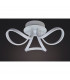 Knot Blanco Ceiling 48cm Round 3 Looped Arms 36W LED 4000K 2520lm White/Frosted Acrylic 3yrs Warranty-2