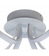 Knot Blanco Ceiling 48cm Round 3 Looped Arms 36W LED 4000K 2520lm White/Frosted Acrylic 3yrs Warranty-3