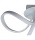 Knot Blanco Ceiling 48cm Round 3 Looped Arms 36W LED 4000K 2520lm White/Frosted Acrylic 3yrs Warranty-4