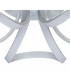 Knot Blanco Ceiling 48cm Round 3 Looped Arms 36W LED 4000K 2520lm White/Frosted Acrylic 3yrs Warranty-5