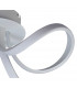 Knot Blanco Ceiling 48cm Round 3 Looped Arms 36W LED 4000K 2520lm White/Frosted Acrylic 3yrs Warranty-6
