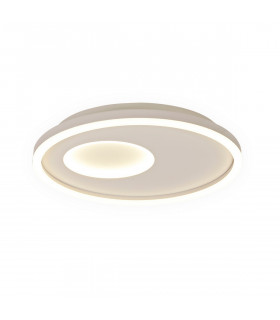 Krater Ceiling 40cm Round 36W LED 3000-6000K Tuneable 1800lm Remote Control White 3yrs Warranty-1