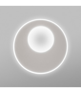 Krater Ceiling 40cm Round 36W LED 3000-6000K Tuneable 1800lm Remote Control White 3yrs Warranty-2
