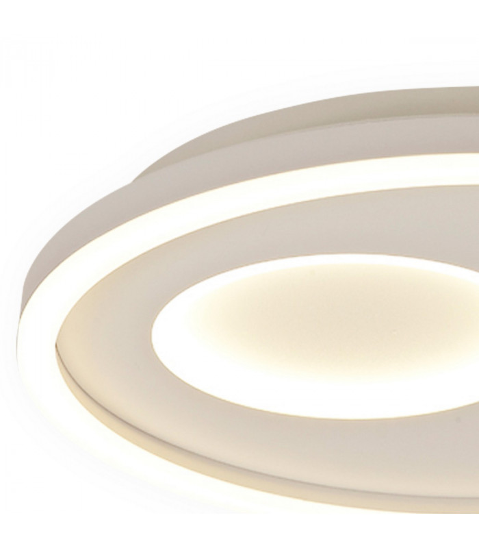 Krater Ceiling 40cm Round 36W LED 3000-6000K Tuneable 1800lm Remote Control White 3yrs Warranty-6