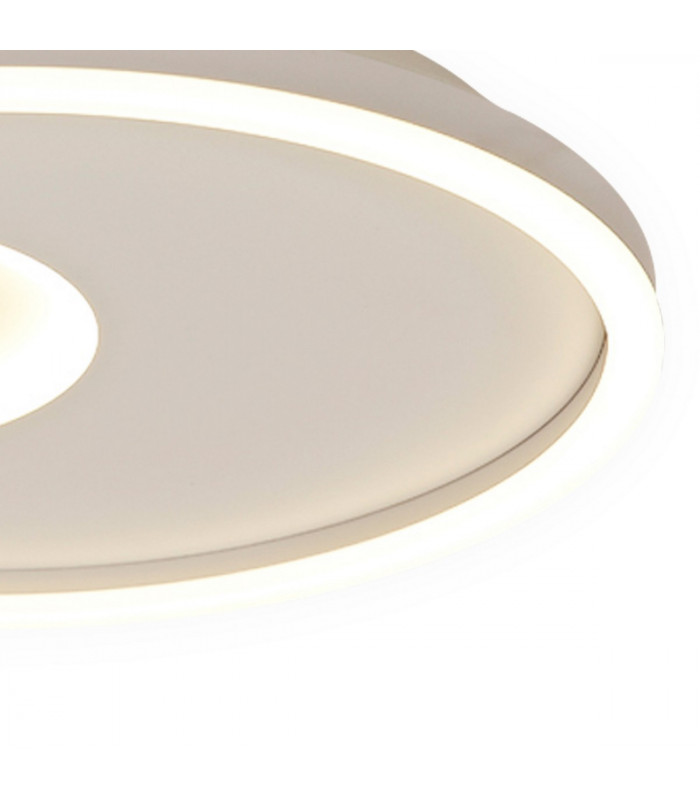Krater Ceiling 40cm Round 36W LED 3000-6000K Tuneable 1800lm Remote Control White 3yrs Warranty-7