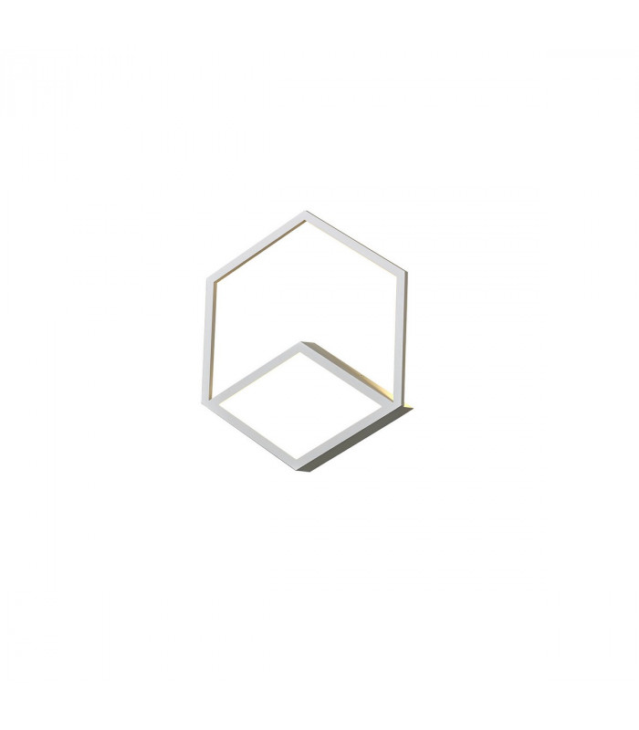 Kubick Ceiling/Wall Light 24W LED 3000K 1630lm White 3yrs Warranty-1