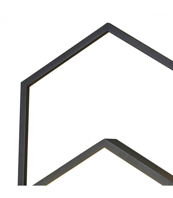 Kubick Ceiling/Wall Light Dimmable 24W LED 3000K 1630lm Black 3yrs Warranty-3